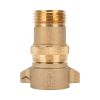 Camco Brass Water Pressure Regulator | Reduces Water Pressure to a Safe and Consistent 40-50 PSI | Protect Appliances and Prolong Equipment Life (4005