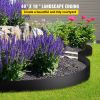 VEVOR Landscape Edging, 10 inch Depth 40 ft Total Length, Recycled HDPE Coiled Terrace Board, Flexible Bender Border for Landscaping, Lawn, Garden, Ya