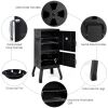 Vertical 2-Tier Outdoor Barbeque Grill with Temperature Gauge