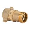 Camco Brass Water Pressure Regulator | Reduces Water Pressure to a Safe and Consistent 40-50 PSI | Protect Appliances and Prolong Equipment Life (4005