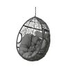 KYLIE HANGING BASKET- GREY (only basket ,NOT include a hanging stand)