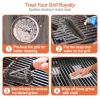 BBQ Grill Cleaning Brush Stainless Steel Barbecue Cleaner with 18in Suitable Handle