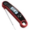 Grill instant read meat thermometer for grilling and cooking. The best waterproof ultra fast thermometer with backlight and calibration. Digital food