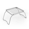 Outdoor mini small folding stainless steel stove top holder BBQ grill set pot holder grill pan holder grill net