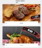 Grill instant read meat thermometer for grilling and cooking. The best waterproof ultra fast thermometer with backlight and calibration. Digital food